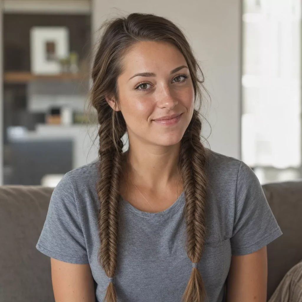 25 Fishtail Hairstyle Ideas That Look Hard But Are Easy 7 Double Fishtail Braids