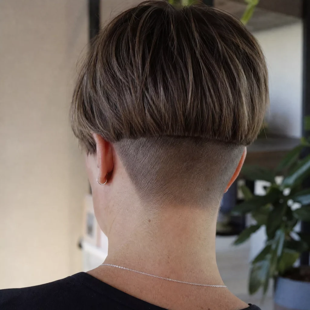 8 Disconnected Undercut Pixie Back